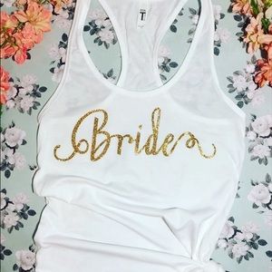 Bride tank top
